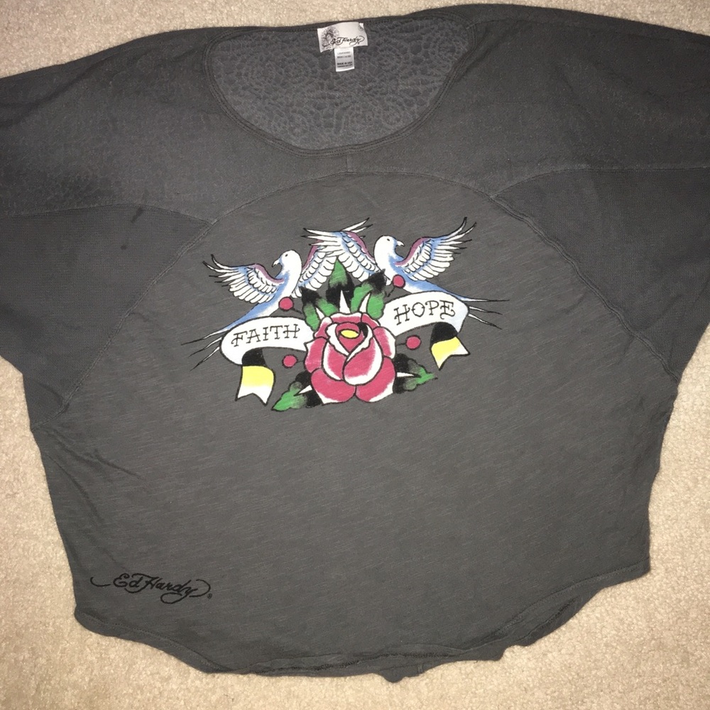 Ed Hardy Shirt 💀 🌹